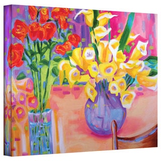Susi Franco 'Summer Flowers' Gallery-Wrapped Canvas