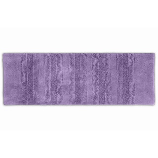 Somette Westport Stripe Purple 22 x 60 Washable Bath Runner Rug