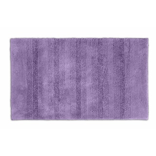 Somette Westport Stripe Purple Washable 24 x 40 Bath Rug