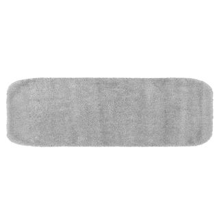 Somette Plush Deluxe Platinum Grey 22 x 60 Bath Runner Rug