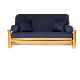 Lifestyle Covers Navy Blue Full-size Futon Cover