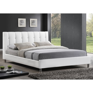Baxton Studio Vino Modern Upholstered Full-size Bed/ Headboard