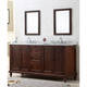 preview thumbnail 1 of 3, Direct. Vanity Sink 70-inch Classic Dark Brown Double Vanity Cabinet