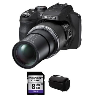 Fujifilm FinePix SL1000 16.2 MP Black Digital Camera 8GB Bundle