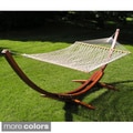 Wood Arc Hammock Stand and Poly Rope Set