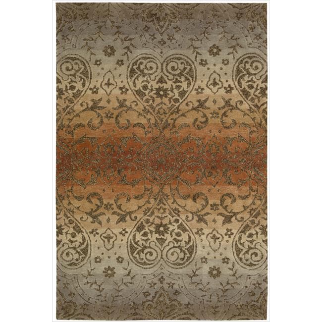 Nourison Hand-tufted Harvest Panorama Rug (3'6 x 5'6)