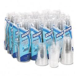 Dixie Clear Plastic PETE Cups Cold 16 Ounces