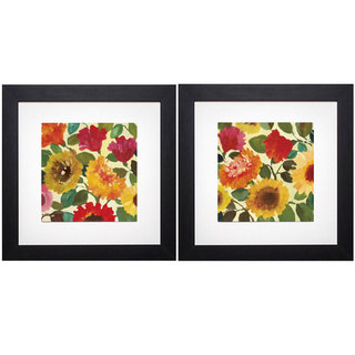 Kim Parker 'Fall Gardens I/Fall Gardens II' Print Art