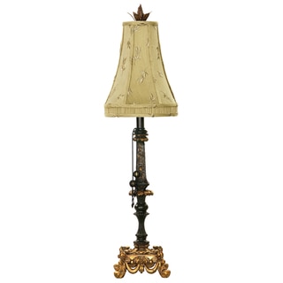 Dimond Lighting LED 1-light Indoor Table Lamp in Black and Gold Leaf Finish