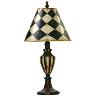 Dimond Lighting LED 1-light Urn Table Lamp in Black and Antique White Finish