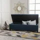 Thumbnail 9, Mission Tufted Fabric Storage Ottoman Bench by Christopher Knight Home. Changes active main hero.