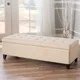 Thumbnail 20, Mission Tufted Fabric Storage Ottoman Bench by Christopher Knight Home. Changes active main hero.