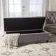 Thumbnail 5, Mission Tufted Fabric Storage Ottoman Bench by Christopher Knight Home. Changes active main hero.
