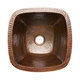 15-inch Hammered Copper Bar/ Prep Sink - Thumbnail 1