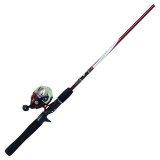 Zebco Stainless Steel 2-Piece Medium 202 Spincast Combo Rod and Reel