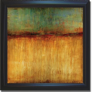 Liz Jardine 'Desert Sunset' Framed Canvas Art
