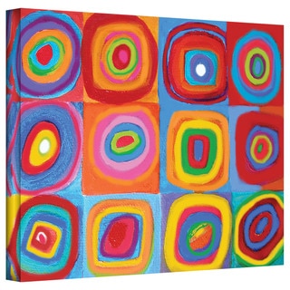 Susi Franco 'Interpretation of Farbstudie Quadrate by Wassily Kandinksy' Gallery-Wrapped Canvas