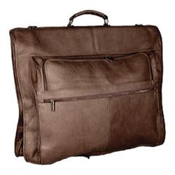 David King Leather 204 Deluxe Garment Bag Cafe