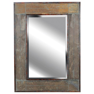 Quarry 38-inch Height Natural Slate Wall Mirror