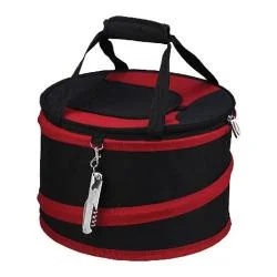 Picnic at Ascot Collapsible Picnic Cooler Black/Red