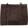 Women's Piel Leather Carry All Market Bag 2507 Chocolate Leather