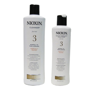 Nioxin System 3 Cleanser and Scalp Therapy Conditioner Duo