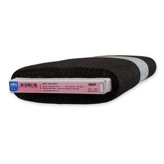 Pellon 860F Ultra-Weft Fusible Weft Insertion Interfacing Black (20-inch x 10yd)