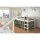 Donco Kids Twin-size Tent Loft Bed with Slide - Thumbnail 8
