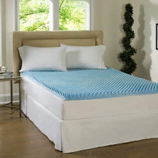 Comforpedic Loft from Beautyrest 3-inch Sculpted Gel Memory Foam Mattress Topper