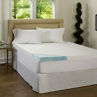 Comforpedic Loft from Beautyrest 4-inch Gel Memory Foam Mattress Topper with Waterproof Cover