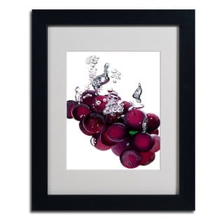 Roderick Stevens 'Grape Splash II' Framed Matted Art