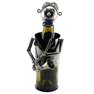 Wine Bottle Holder Sax Player Wine Caddy