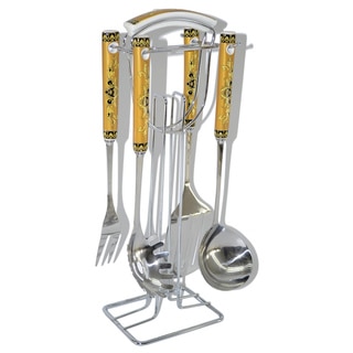 4-piece Serving Set with Stand