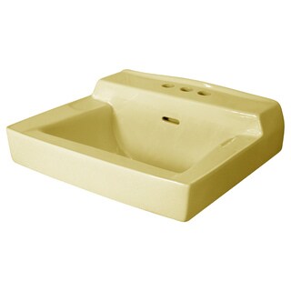 Link to Fine Fixtures Wall Mount Biscuit Ceramic Chinaware Sink Similar Items in Sinks