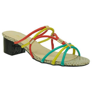 Ann Creek Women's 'Delray' Colorful Strappy Sandals