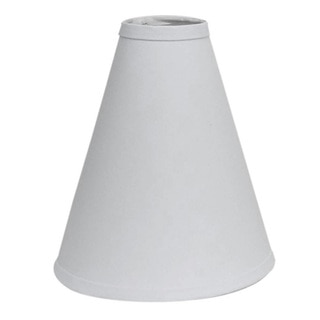 Hardback Linen White Cone Lamp Shade