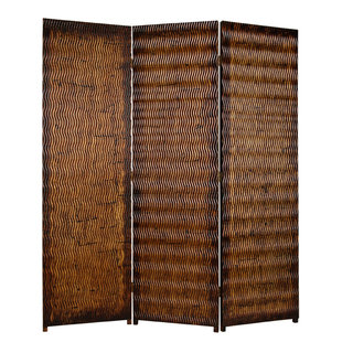 Albata 3-panel Wood Screen (China)