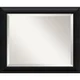 Wall Mirror Medium, Nero Black 20 x 24-inch - Thumbnail 0