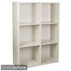 Tribeca Eco Friendly 3-Shelf Cubby Bookcase Storage Shelf LIFETIME WARRANTY (made from sustainable non-toxic zBoard paperboard)