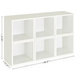 Evan Eco Friendly Stackable 6 Modular Cube Storage LIFETIME WARRANTY (made from sustainable non-toxic zBoard paperboard)
