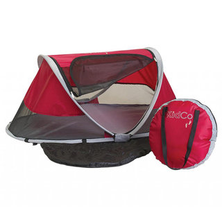 KidCo PeaPod Travel Bed in Cranberry