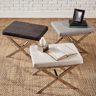 INSPIRE Q Southport Linen 22-inch Metal Bench