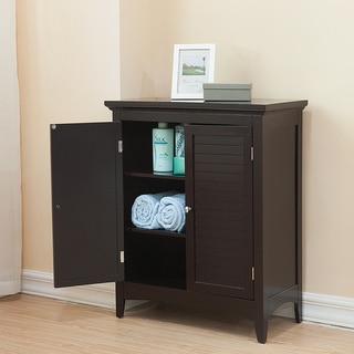 Bayfield Dark Espresso Double-door Floor Cabinet by Elegant Home Fashions