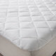 DOWNLITE 300 Thread Count Premium Cotton Waterproof Mattress Pad - White - Thumbnail 1