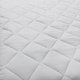DOWNLITE 300 Thread Count Premium Cotton Waterproof Mattress Pad - White - Thumbnail 2