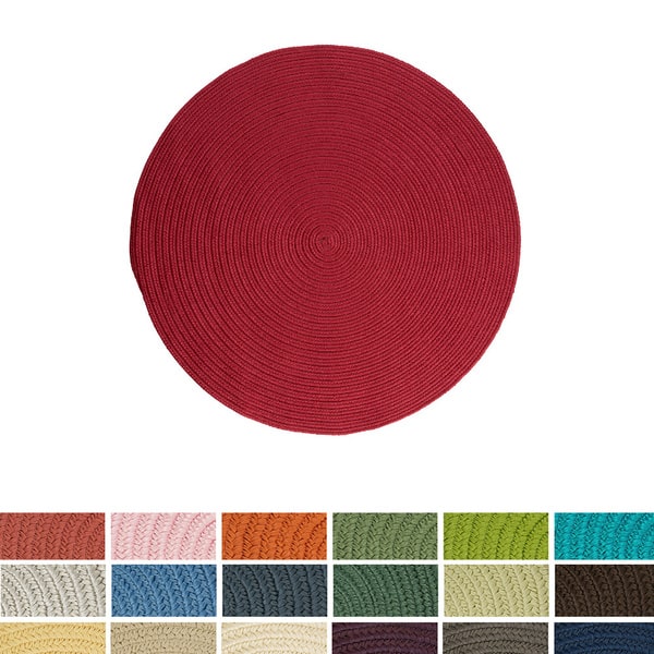 Anywhere Round Reversible Indoor/ Outdoor Rug (6' x 6')