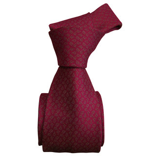 Dmitry Men's Pink Patterned Italian 100 Percent Silk Tie
