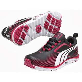 Puma Women's Red/Black Faas Lite Spikeless Golf Shoes