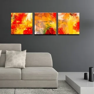 Link to Ready2HangArt 'Abstract' 3-piece Gallery-wrapped Canvas Wall Art Set Similar Items in Matching Sets