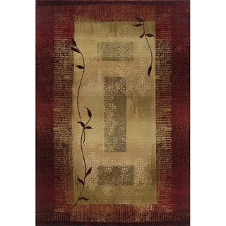Generations Red/ Beige Accent Rug (2' x 3')